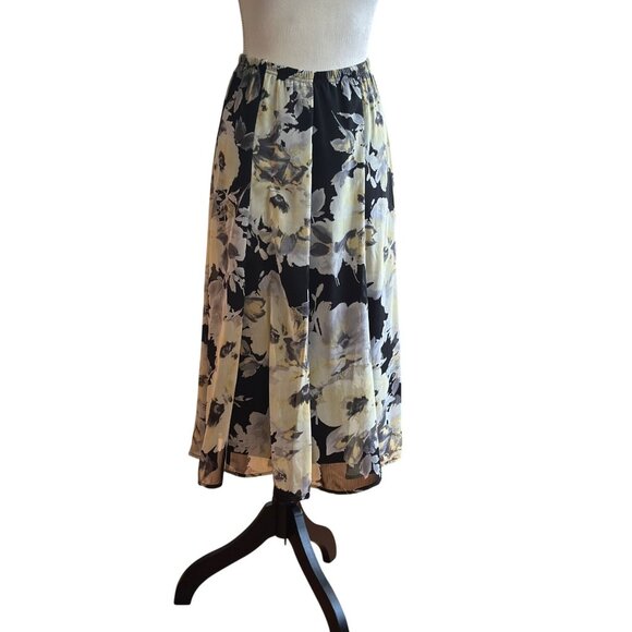 Christopher Banks Dresses & Skirts - Vintage Y2k Christopher Banks Floral Maxi Panel Prairie Skirt Panel Size L READ